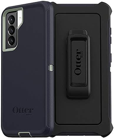 OtterBox DEFENDER SERIES SCREENLESS EDITION Case for Galaxy S21 5G (ONLY - DOES NOT FIT Plus or Ultra) - VARSITY BLUES (DESERT SAGE/DRESS BLUES)